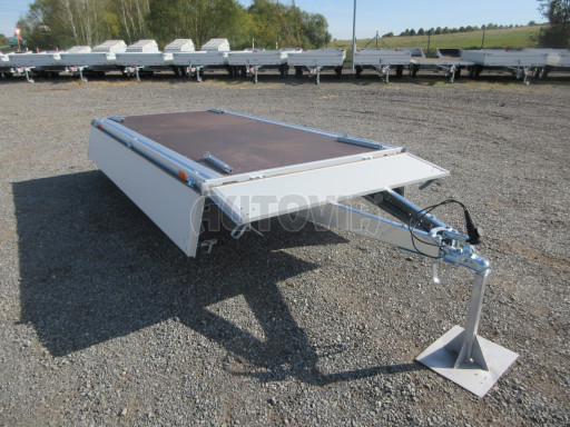 Nebrzděný přívěsný vozík ZV 32/22 750kg N1 3,00x1,50/0,35 zesílená náprava č.19