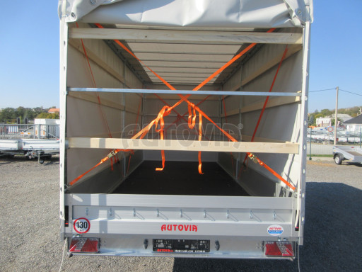 Dvouosý brzděný přívěs DN 3,5T B2 5,05x2,10/2,10