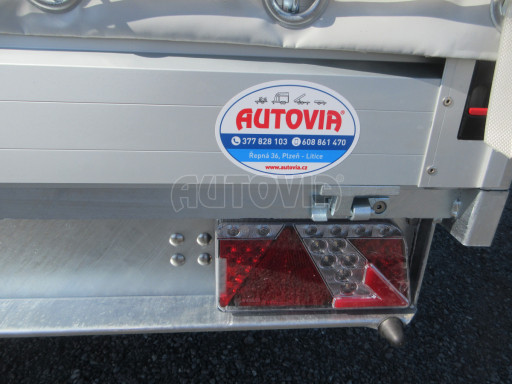 Dvouosý brzděný přívěs DN 3,5T B2 5,05x2,10/2,10