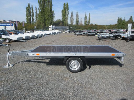 Nebrzděné plato ZV 32/22 750kg N1 3,00x1,50 zesílená náprava č.2