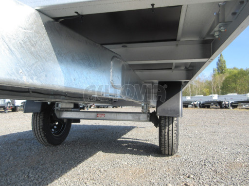 Nebrzděné plato ZV 32/22 750kg N1 3,00x1,50 zesílená náprava č.10