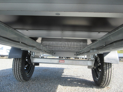 Nebrzděné plato ZV 32/22 750kg N1 3,00x1,50 zesílená náprava č.14