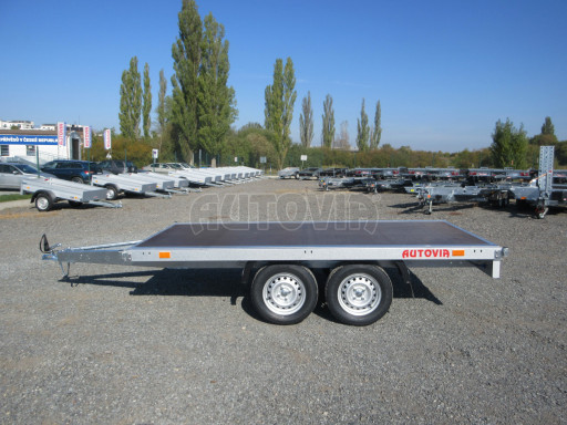 Nebrzděné dvounápravové plato ZV 32/22 750kg N2 3,00x1,50 č.2