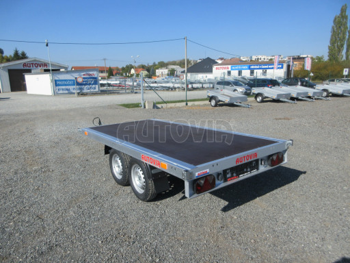 Nebrzděné dvounápravové plato ZV 32/22 750kg N2 3,00x1,50 č.3