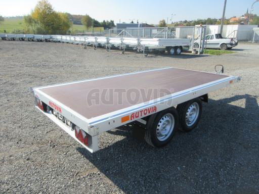 Nebrzděné dvounápravové plato ZV 32/22 750kg N2 3,00x1,50 č.5