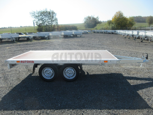 Nebrzděné dvounápravové plato ZV 32/22 750kg N2 3,00x1,50 č.6