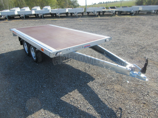 Nebrzděné dvounápravové plato ZV 32/22 750kg N2 3,00x1,50 č.7
