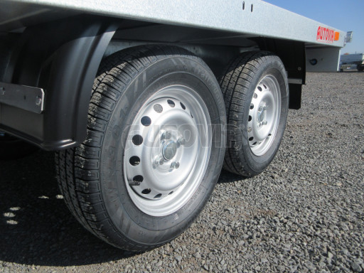 Nebrzděné dvounápravové plato ZV 32/22 750kg N2 3,00x1,50 č.11