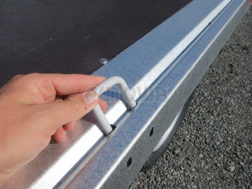 Nebrzděné dvounápravové plato ZV 32/22 750kg N2 3,00x1,50 č.12