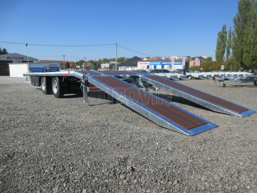 Tandemový přepravník stavební mechanizace AVG 10,9T 7,50x2,48 č.23