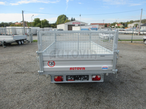 Třístranný sklápěč VER 3SKS 2,7T 2,65x1,55/0,80 v ruč. a nástavba Gitter č.7