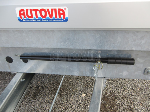 Třístranný sklápěč VER 3SKS 2,7T 2,65x1,55/0,80 v ruč. a nástavba Gitter č.13