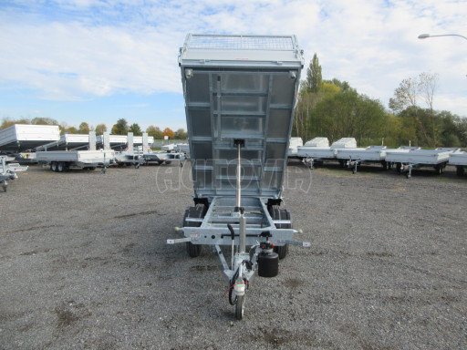 Třístranný sklápěč VER 3SKS 2,7T 2,65x1,55/0,80 v ruč. a nástavba Gitter č.16