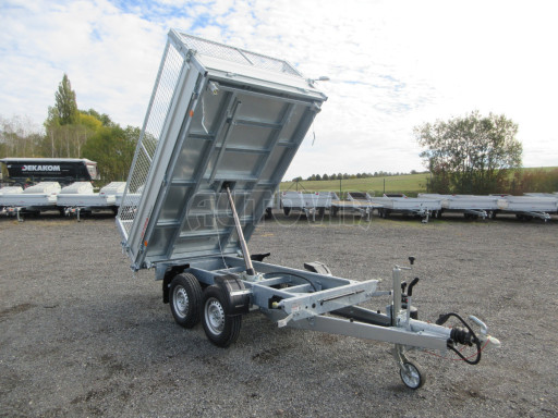 Třístranný sklápěč VER 3SKS 2,7T 2,65x1,55/0,80 v ruč. a nástavba Gitter č.3