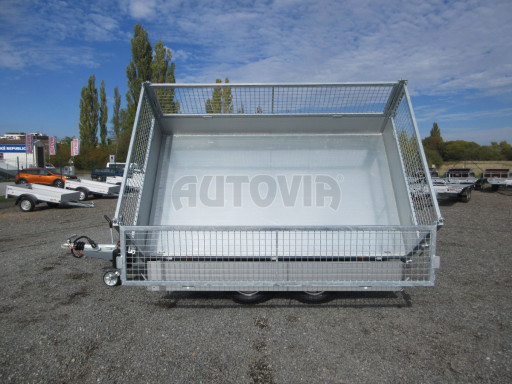 Třístranný sklápěč VER 3SKS 2,7T 2,65x1,55/0,80 v ruč. a nástavba Gitter č.38