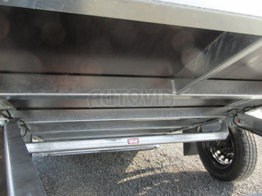 Sklopný nebrzděný přívěs AVM N1 750kg 2,02x1,23/0,35 s konstrukcí a plachtou č.26