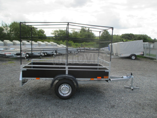 Nebrzděný přívěs s plachtou VA 750kg 2,52x1,27/1,55 RE POČ zesílená náprava č.9