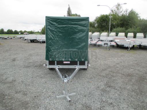 Nebrzděný přívěs s plachtou VA 750kg 2,52x1,27/1,55 RE POČ zesílená náprava č.11
