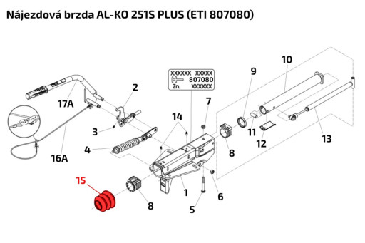 Manžeta gumová AL-KO 161S,251S,251G PLUS č.2