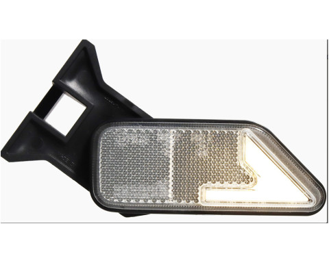 Svítilna obrys. levá bílá s odrazkou