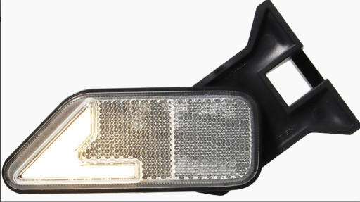 Svítilna obrys. pravá bílá s odrazkou