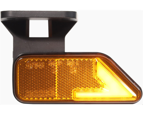 Svítilna obrys. levá oranžová s odrazkou