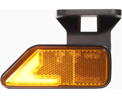 Svítilna obrys. pravá oranžová s odrazkou