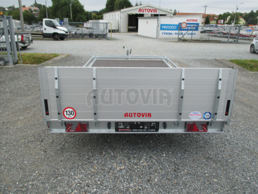 AD 2,7T 4,17x1,89 hydraulicky sklopné plato s čelem
