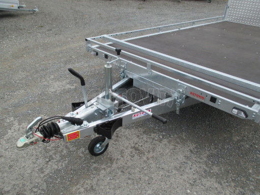 AD 2,7T 4,17x1,89 hydraulicky sklopné plato s čelem