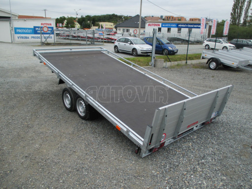 AD 2,7T 4,17x1,89 hydraulicky sklopné plato s čelem