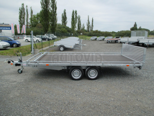 AD 2,7T 4,17x2,09 hydraulicky sklopné plato s rampou