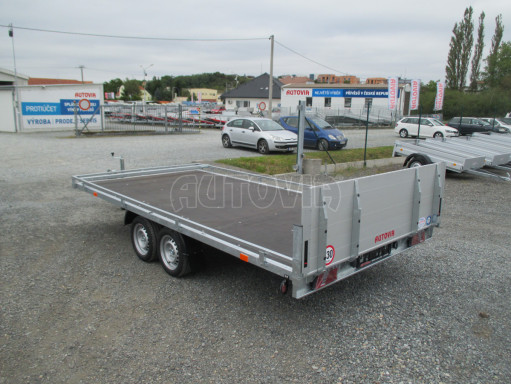 AD 2,7T 4,17x2,09 hydraulicky sklopné plato s rampou