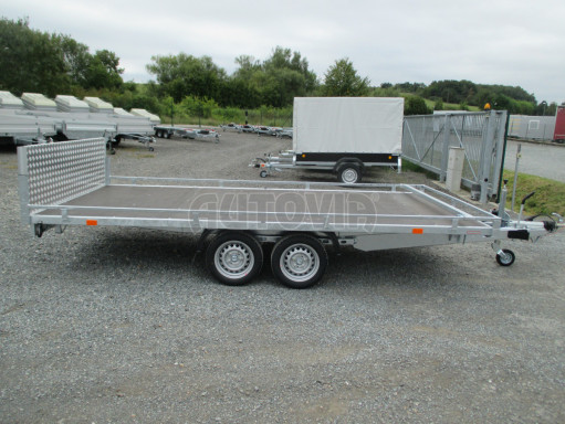 AD 2,7T 4,17x2,09 hydraulicky sklopné plato s rampou