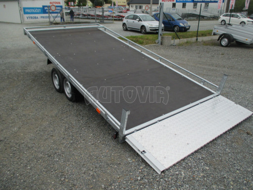 AD 2,7T 4,17x2,09 hydraulicky sklopné plato s rampou