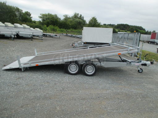 AD 2,7T 4,17x2,09 hydraulicky sklopné plato s rampou