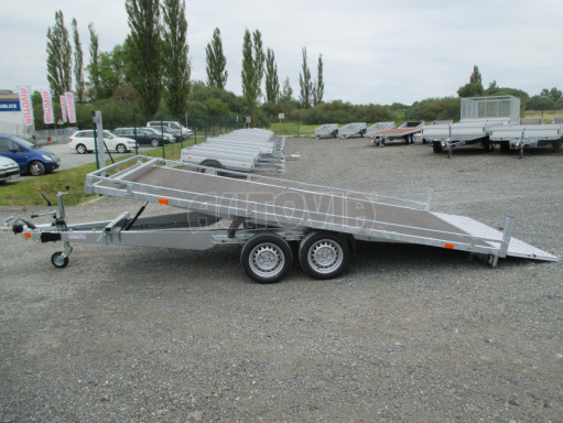 AD 2,7T 4,17x2,09 hydraulicky sklopné plato s rampou