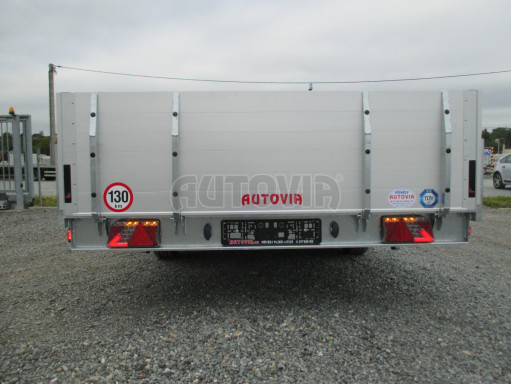 AD 2,7T 4,17x2,09 hydraulicky sklopné plato s rampou