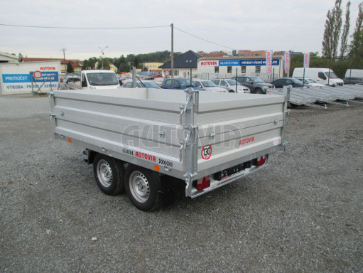 Sklápěcí přívěs s nástavbou VER SK 2,7T 2,65x1,76/0,60 el. č.5