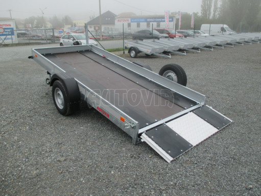 Brzděné sklopné plato s rampou ZV 31 1,3T B1 skl 3,60x1,60/0,15