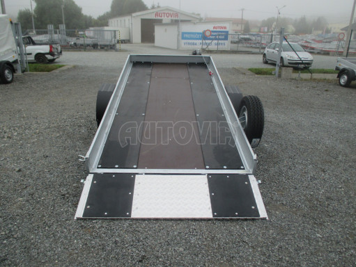 Brzděné sklopné plato s rampou ZV 31 1,3T B1 skl 3,60x1,60/0,15