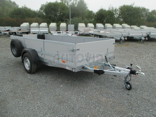 Brzděný sklopný valník s rampou ZV 31 1,3T B1 skl 3,60x1,60/0,50