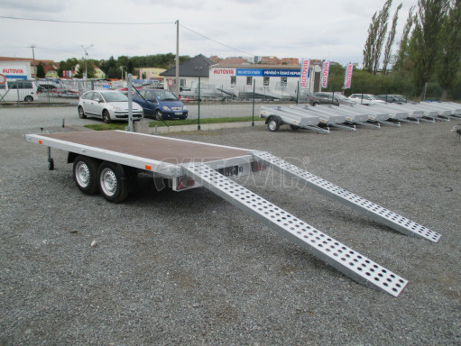 Dvouosý přívěs v provedení plato ZV 32/35 2,0T B2 3,50x1,80 13