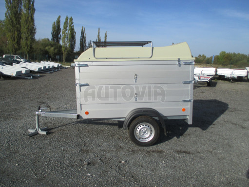 Přívěsný vozík za osobní auto HD 3 750kg 2,07x1,10/1,20 2ks nástavba víko č.5
