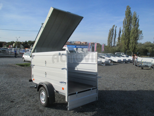 Přívěsný vozík za osobní auto HD 3 750kg 2,07x1,10/1,20 2ks nástavba víko č.3