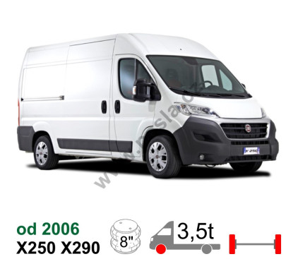 Vzduchové pérování Citroën, Peugeot, Fiat Euro chassis X250 06-, měchy 8