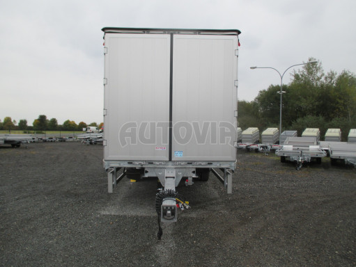 Jednonápravový 18-ti paletový vzduchem brzděný nákladní přívěs AVG 10T 7,40x2,48/2,50 č.5