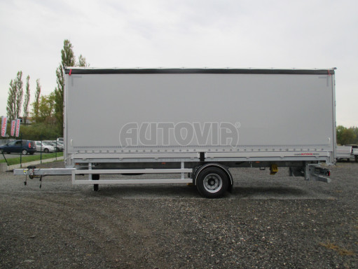 Jednonápravový 18-ti paletový vzduchem brzděný nákladní přívěs AVG 10T 7,40x2,48/2,50 č.6