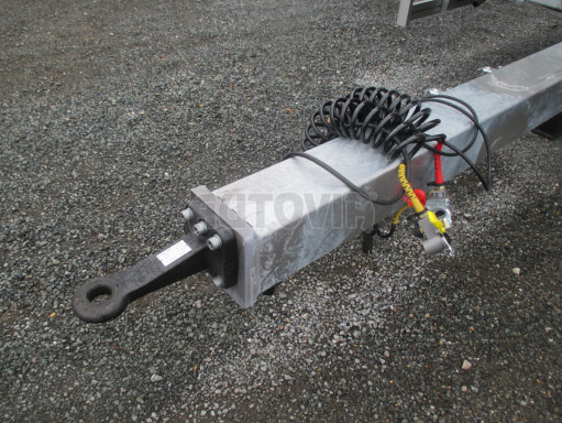 Jednonápravový 18-ti paletový vzduchem brzděný nákladní přívěs AVG 10T 7,40x2,48/2,50 č.16