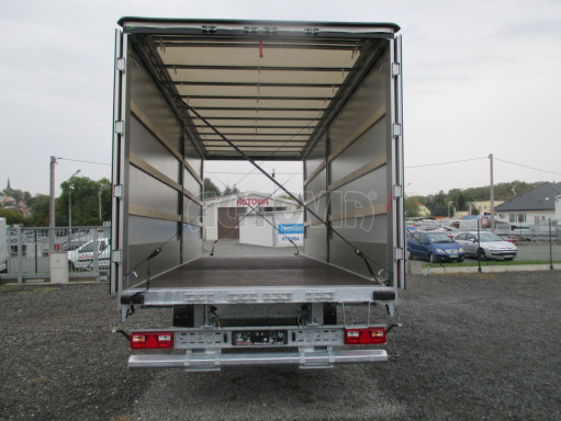 Jednonápravový 18-ti paletový vzduchem brzděný nákladní přívěs AVG 10T 7,40x2,48/2,50 č.3