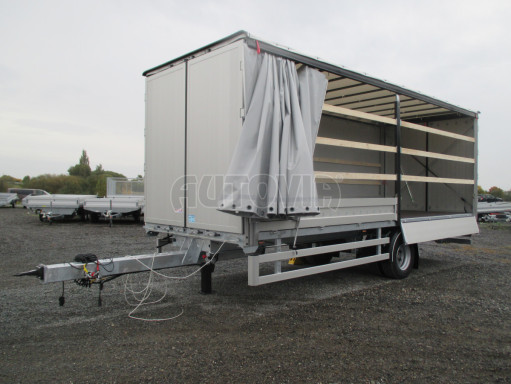 Jednonápravový 18-ti paletový vzduchem brzděný nákladní přívěs AVG 10T 7,40x2,48/2,50 č.2